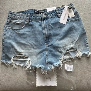 Blue Revival All Chained Up Cut Off Short BNWT ($129 retail)